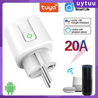 Uytuu 【มีในสต็อก】 Tuya Smart Life บราซิลมาตรฐาน Wifi ซ็อกเก็ตอัจฉริยะพร้อมการควบคุมเสียงของ Alexa / Google Home