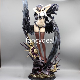 โมเดลฟิกเกอร์ PVC รูปปั้นอนิเมะ Overlord Albedo เซ็กซี่ ขนาด 56 ซม. ของเล่นสะสม