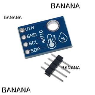 Banana1 โมดูลเซนเซอร์วัดอุณหภูมิ และความชื้น 1.8-6.0V AHT10 ดิจิทัล I2C DIY 10 ชิ้น