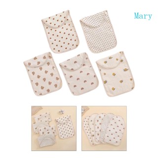 Mary ผ้าขนหนู ซับเหงื่อ พิมพ์ลายน่ารัก สําหรับเด็กทารกแรกเกิด
