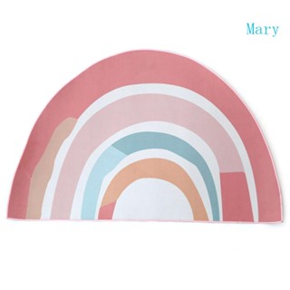 พรมปูพื้น ลาย Mary Rainbow Baby สําหรับตกแต่งบ้าน พร็อพถ่ายรูปเด็ก