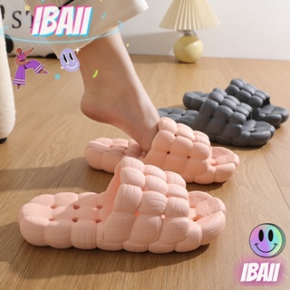 IBAII.  ฤดูร้อนห้องน้ำภายในบ้านในร่มลื่นป้องกันกลิ่นก้าวอึความรู้สึกรองเท้าแตะและรองเท้าแตะใบ้