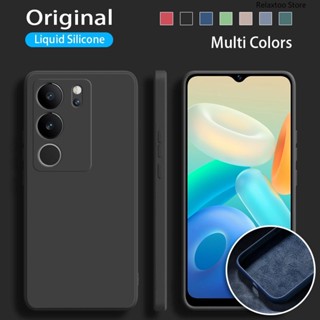 Casing For Vivo V29 5G V29e V29 Pro V29Pro VIVOV29 4G 5G Square Liquid Silicone Phone Case Ultra Thin Camera Protection Couple TPU Soft Shockproof Casing Back Cover