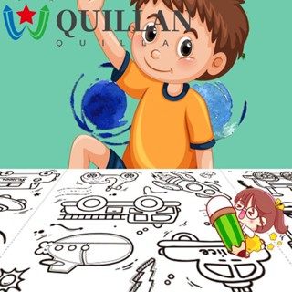 Quillan ม้วนกระดาษระบายสี ลายกราฟฟิตี้น่ารัก หลายรูปแบบ ของขวัญคริสต์มาส สําหรับเด็ก