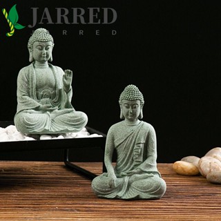 Jarred พุทธศาสนาหินทราย สีเขียว สไตล์สร้างสรรค์ สําหรับตกแต่งบ้าน