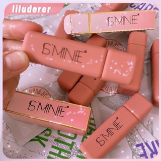 Isminee Eraser Tube ลิปสติกกำมะหยี่น้ำหนักเบาหมอกลิปสติกสีติดทนนาน โคลนบางน้ำหนักเบาไม่หลุดง่าย HO