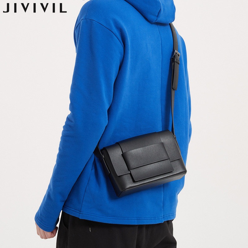 SCHWARZ ETIENNE casual shoulder bag soft leather versatile simple fashion Korean style crossbody bag