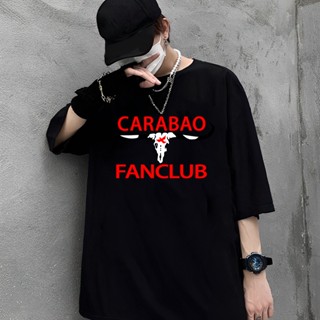 เสื้อยืดคุณภาพดี  carabaoวงดนตรี ถนน  เสื้อยืดวงป๊อป  คอกลม