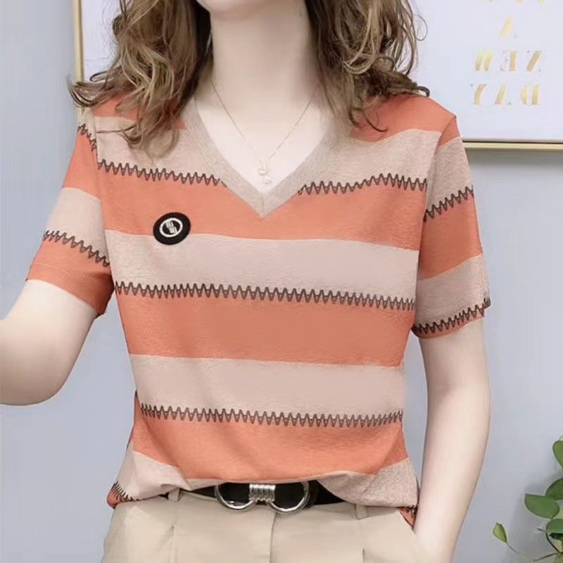 2023ฤดูร้อนกางเกงขาสั้นสีแดงCrushionใหม่T T T T T T T Teenequin Slimer Vแฟชั่นFumiพิมพ์ดอกไม้Top 202