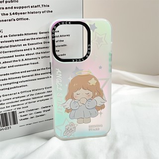 【สำหรับ SAMSUNG】เคสกันกระแทกTPUสำหรับซัมซุง SAMSUNG 73 5G 53 5G Note8 9 10 S20FE S21FE นางฟ้าน่ารัก