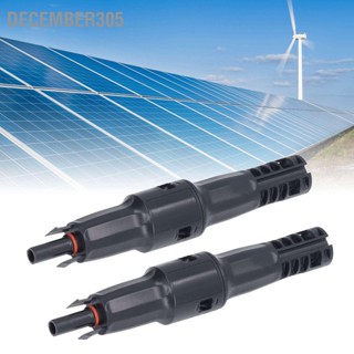 December305 2 ชุด 1500V Solar PV Connectors IP68 กันน้ำ Anti UV PPO Housing พลังงานแสงอาทิตย์ฟิวส์ Holder Connector