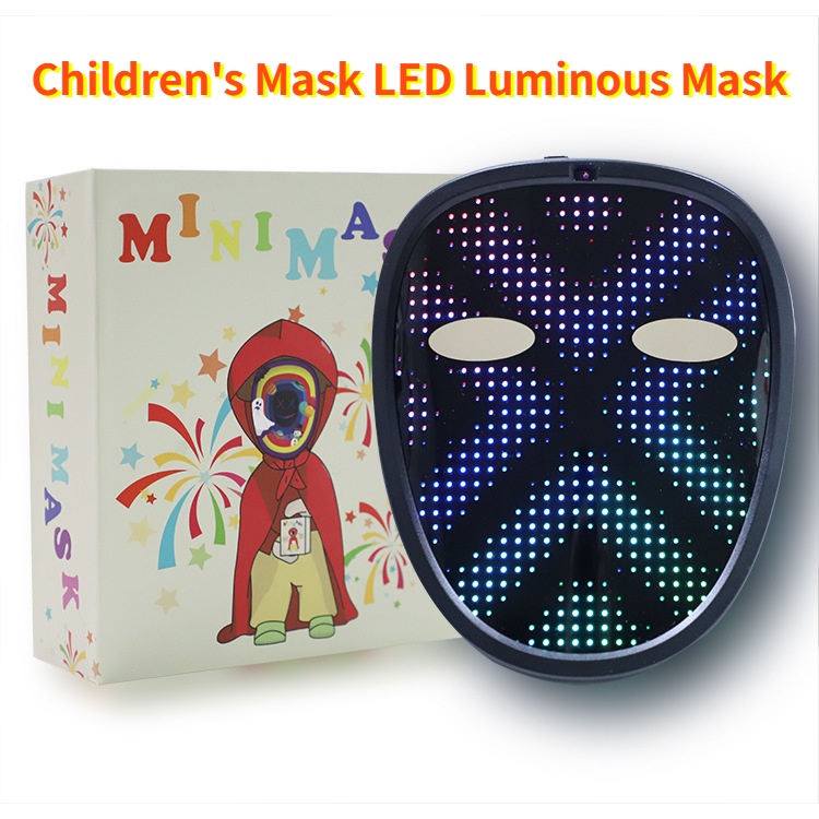 ใหม่ หน้ากากไฟ Led เรืองแสง เปลี่ยนสีได้ สําหรับตกแต่งปาร์ตี้ฮาโลวีน คริสต์มาส