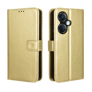 เคสโทรศัพท์หนัง PU แบบฝาพับ พร้อมช่องใส่บัตร ขาตั้ง สําหรับ OnePlus Nord CE3 5G Nord CE3 5G