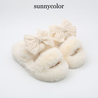 SUNNYCOLOR  รองเท้าแตะ รองเท้าส้นหนาๆ รองเท้าแฟชั่นหญิง สิน 2023NEW B92H0I9 35Z230830