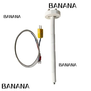 Banana1 K-Type เทอร์โมคัปเปิล สีขาว 0℃~1300℃ โพรบเตาเผาเซรามิค เซนเซอร์อุณหภูมิ คุณภาพสูง สําหรับเตาอบ