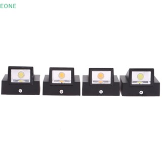 Eone ขายดี โคมไฟติดผนัง LED 3/5W อะลูมิเนียม กันน้ํา IP67 สําหรับตกแต่งสวน กลางแจ้ง 1 ชิ้น