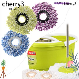 Cherry3 หัวไม้ถูพื้น 360 องศา สําหรับห้องครัว° แปรงไมโครไฟเบอร์ หมุนได้ สําหรับครัวเรือน