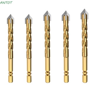 Antot ดอกสว่าน ทรงสามเหลี่ยม ด้ามจับหกเหลี่ยม อเนกประสงค์ สําหรับเจาะกระจก