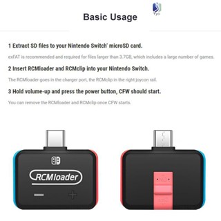 สวิตช์คลิปอัตโนมัติ RCM Loader Plug And Play To Boot Into CFW สําหรับ NS Switch Computer