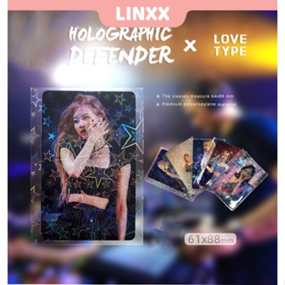 Linxx อัลบั้มใส สําหรับใส่บัตรโฮโลแกรม รูปภาพไอดอล 50 ชิ้น