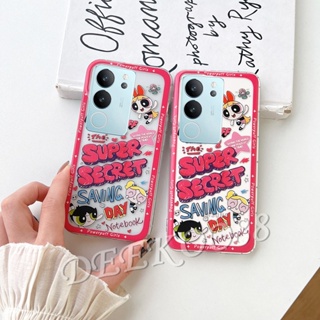 ใหม่ เคสโทรศัพท์มือถือ TPU นิ่ม ปิดด้านหลัง ลายการ์ตูนตํารวจผู้หญิงน่ารัก สีแดง สําหรับ VIVOV29 VIVO V29 5G 2023