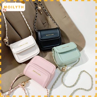 Moilyth ผู้หญิง Crossbody Bag Mini Trend และ Korean Edition นิยมเนื้อแฟชั่นลําลองกระเป๋าสแควร์ขนาดเล็ก