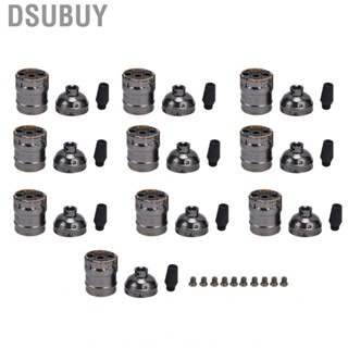 Dsubuy Crisist Bulb Socket Sturdy Retro 10Pcs Lamp Holder For Office Home