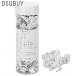 Dsubuy 2g Silver Foil Inedible Leaf Flakes For Cooking Cake&amp;Chocolate Dec Crafts