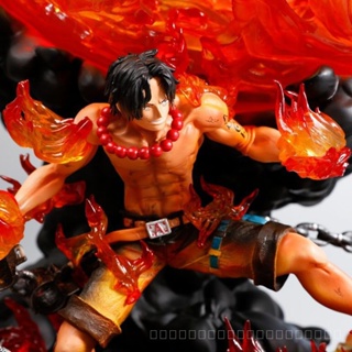 ((พร้อมส่ง) ฟิกเกอร์ Fireball Ace Big Fire Ring Yandi Pirate Figure GK Big Figure Fireball Ace สําหรับตกแต่ง 6HVF