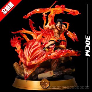 ((พร้อมส่ง) โมเดลฟิกเกอร์ One Piece GK Top War Firefire Fist Ace ขนาดใหญ่ สําหรับตกแต่ง G28S