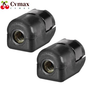 Cvmax ข้อต่อสปริงแก๊ส M6 เกลียวตัวเมีย PA66A5 ทนทาน สีดํา 2 ชิ้น
