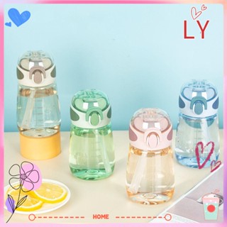 Ly ขวดน้ําใส ปลอด BPA พร้อมหลอดดูด สําหรับเล่นกีฬา เดินทาง