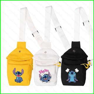 Yg Stitch การ์ตูนอะนิเมะ ผ้าใบ กระเป๋า สําหรับผู้ชาย และผู้หญิง แฟชั่น ความจุขนาดใหญ่ กระเป๋าสะพายข้าง ลําลอง กีฬา กระเป๋าสะพายไหล่