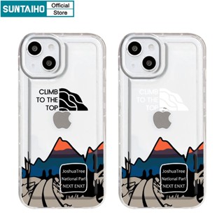 Suntaiho เคสโทรศัพท์มือถือแบบนิ่ม TPU กันกระแทก ลายภูเขาไฟทะเล สําหรับ Oppo A16-4G A16S A54S A5S A7 2018 AX5S AX7 A7N A12 A12S A11K A15 A15S