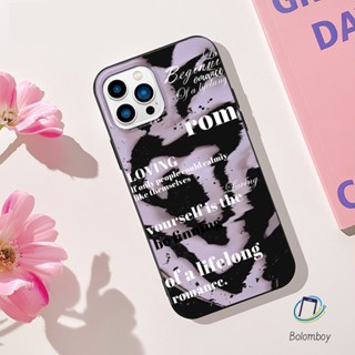 คู่เคสโทรศัพท์ สำหรับไอโฟน 11 12 13 14 15 Pro Max 7 8 Plus XR X XS MAX SE คำภาษาอังกฤษ อ่อนนุ่มทีพียูสีเยลลี่เปลือก