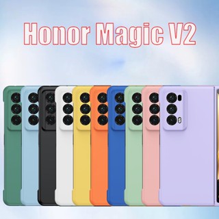 เคสโทรศัพท์มือถือ พลาสติกแข็ง ผิวด้าน กันกระแทก สไตล์มินิมอล สําหรับ Honor Magic V2 V2