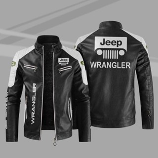 JEEP LOGO jacket windbreaker Rubicon Grand Cherokee Compass Gladiator Patriot Liberty commander car driving leather jacket long-sleeved thin rain jacket