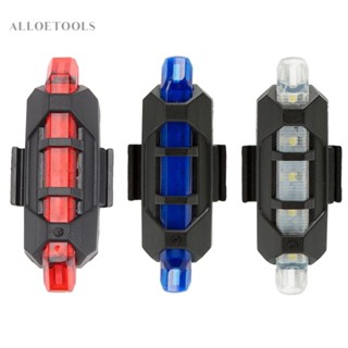 ไฟท้ายจักรยาน LED ชาร์จ USB กันน้ํา AU [alloetools.th]