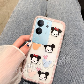 เคสโทรศัพท์มือถือแบบนิ่ม TPU ใส ลายการ์ตูน MK MN น่ารัก สําหรับ VIVOV29 VIVO V29 5G 2023