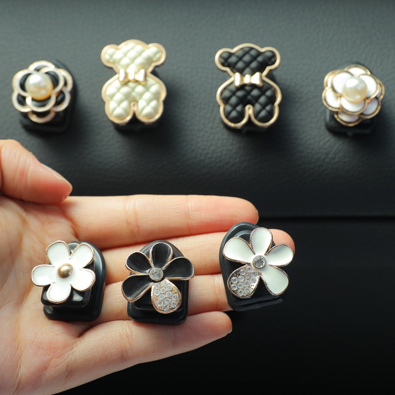 ตะขอเกี่ยวหลังเบาะรถยนต์ ลายการ์ตูนสัตว์น่ารัก ขนาดเล็ก อเนกประสงค์ DIY