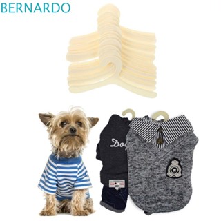 Bernardo ไม้แขวนเสื้อพลาสติก สีเบจ สําหรับสัตว์เลี้ยง แมว 10 ชิ้น