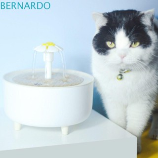 Bernardo เครื่องจ่ายเครื่องดื่มอัตโนมัติ หมุนเวียนอัตโนมัติ เสียงเงียบมาก ชาร์จ USB สําหรับสัตว์เลี้ยง สุนัข แมว