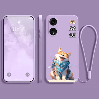 เคส OPPO RENO 8T 8 7Z 8Z 7 4G 5G เคสโทรศัพท์มือถือ ซิลิโคนนิ่ม กันกระแทก กันรอยกล้อง RENO8 T RENO8 RENO7 Z RENO8Z RENO7  ลายสุนัขน่ารัก สําหรับ