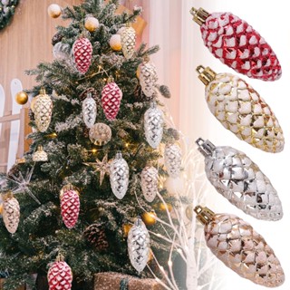 5 ชิ้น / กล่อง เทศกาลปีใหม่ ตกแต่ง / จี้งานเลี้ยงในครัวเรือน / จี้คริสต์มาส Navidad / น็อตแขวนต้นคริสต์มาส / ถั่วสน เครื่องประดับคริสต์มาส
