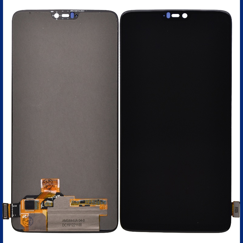 Amoled อะไหล่หน้าจอสัมผัสดิจิทัล LCD แบบเปลี่ยน สําหรับ OnePlus 6 A6003 6.28 นิ้ว OnePlus 6 A6000