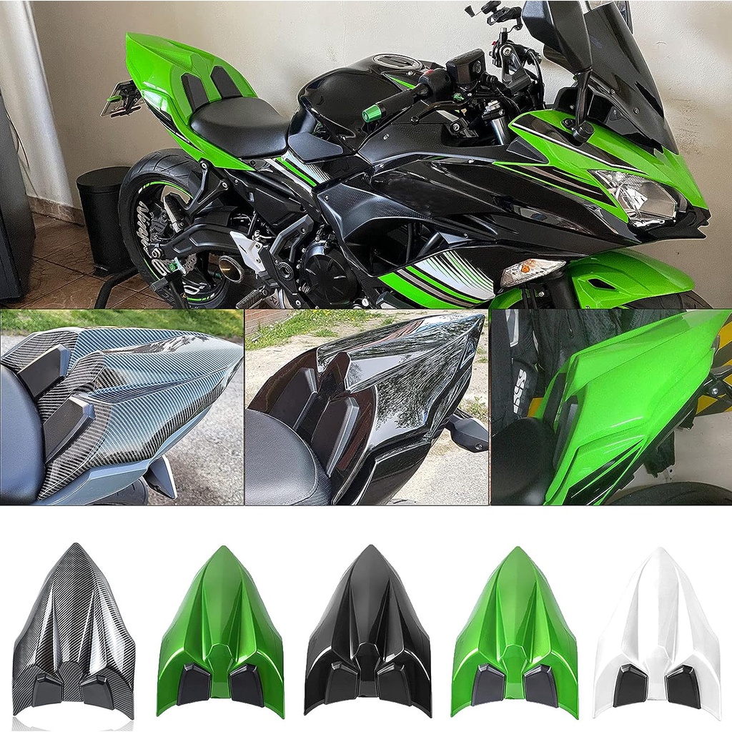 Ultrasupplier 2018 2019 NINJA 650 Z 650 Accessories Motorcycle Rear Seat Cowl Fairing Cover Green Black for Kawasaki NINJA650 Z650 2017-2020