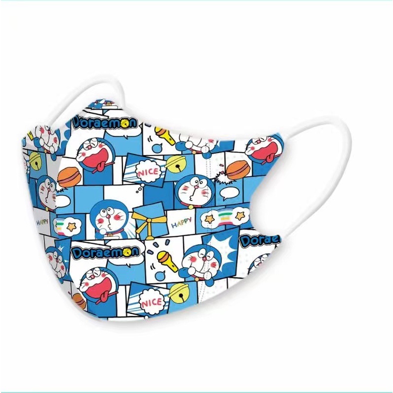 50 ชิ้น 3-12 ปี หน้ากากเด็ก แบบใช้แล้วทิ้ง 3D หน้ากากสไปเดอร์แมน พิมพ์ลาย เด็กผู้ชาย ซูเปอร์ฮีโร่ เท่ หน้ากากปากเป็ด หน้ากากโดราเอมอน หน้ากากการ์ตูน - รูปที่ 7