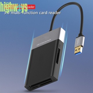 6 in 1 อะแดปเตอร์การ์ดรีดเดอร์ USB 3.0 2 พอร์ต สําหรับ XQD CF TF Hot [highways.th]