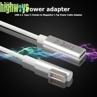 อะแดปเตอร์แปลงสายเคเบิ้ล 90W USB Type C Female to Magsafe 1 L-Tip สําหรับ MacBook [highways.th]