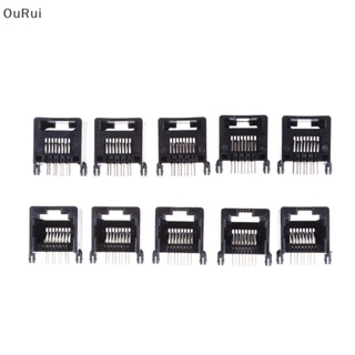 {RUI} แจ็คเชื่อมต่อเครือข่าย PCB RJ11 RJ45 8P8C 10 ชิ้น {OuRui}